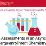 Effective assessments in an asynchronous, online, large-enrollment chemistry course, Dr. Cristina Bonaccorsi and Ritushree Chatterjee