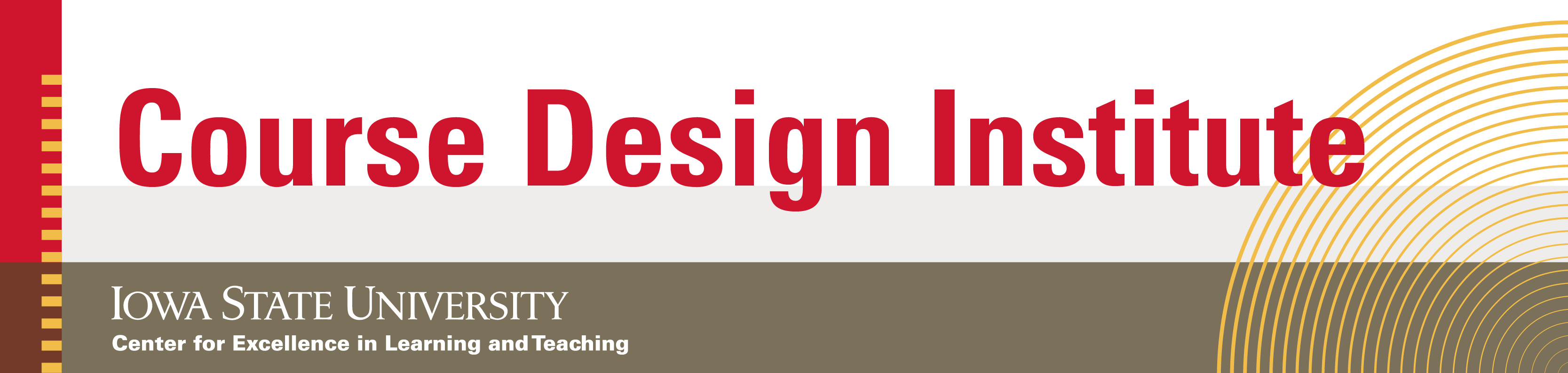 CELT Course Design Institute Banner